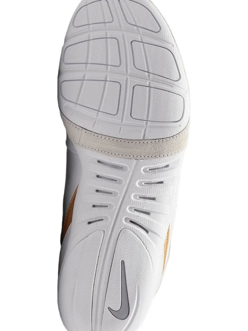 Nike Freek Mens Wrestling Shoes White Metallic Gold 316403-100 NEW